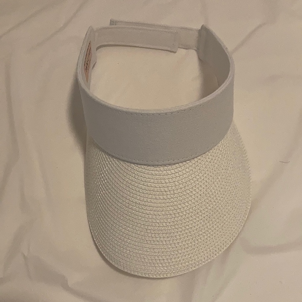 Tan Lines White Visor
